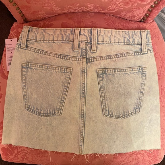 Denim Stretch Mini Skirt Target Wild Fable Light-wash Pockets 90s Y2K Small 4 - Picture 9 of 12